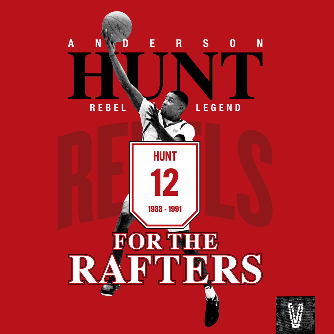 vegasvarsity's tweet photo. Has there ever been a more clutch Rebel than @HuntNice12? When you think of #12 and UNLV, only one name comes to mind, and it belongs in the rafters at the T&amp;M. Let's make it happen.

https://t.co/It0KjgQ9iv https://t.co/GcS81G1tOX