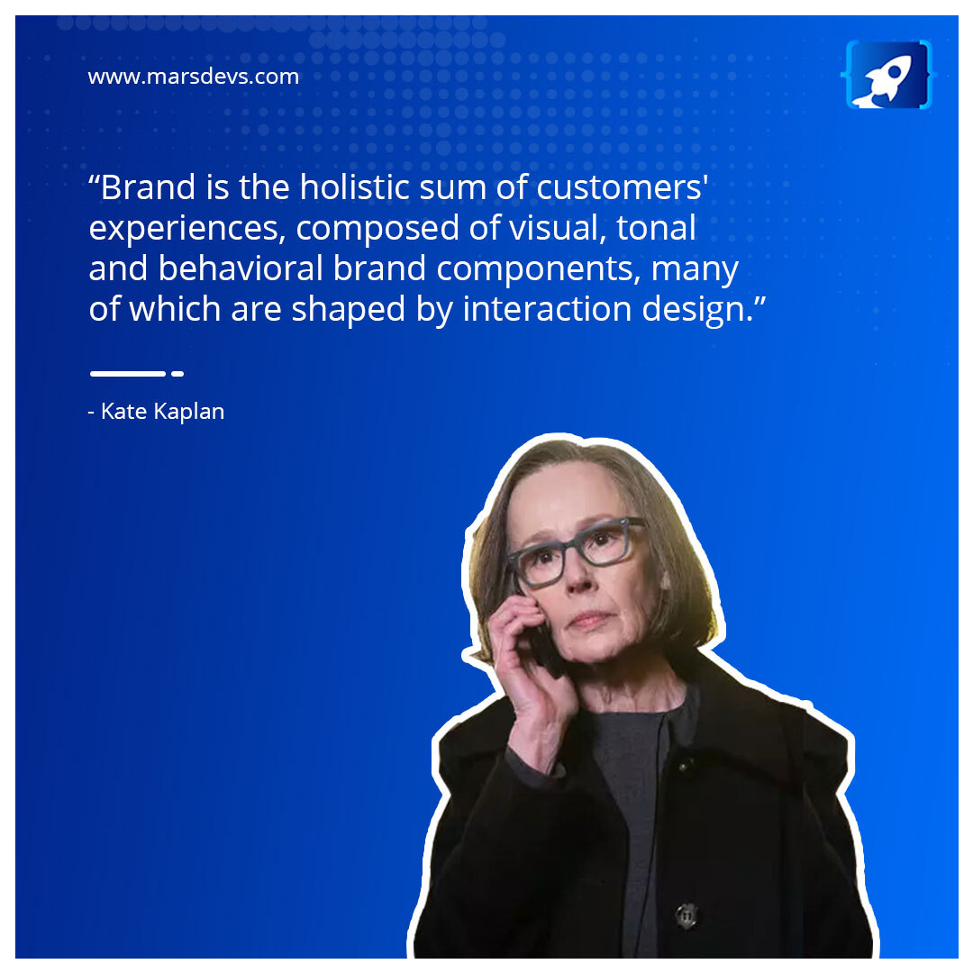 marsdevs's tweet image. "Brand is the holistic sum of customers' experiences, composed of visual, tonal and behavioral brand components, many of which are shaped by interaction design."- Kate Kaplan
#development #developmenteam #outsourcetech #techteam #outsourceit #brand #design #intertactivedesign