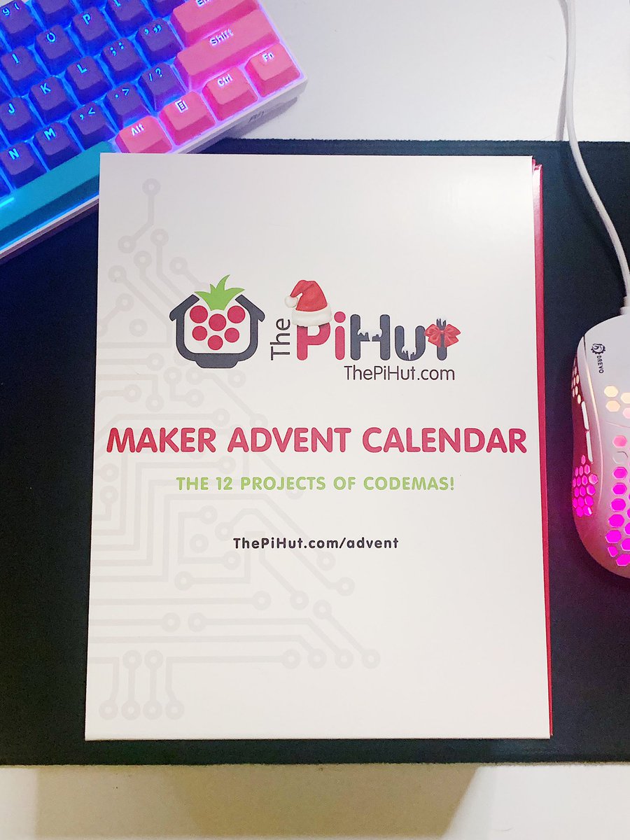 cyberPam95's tweet image. SO EXCITED to start my #RaspberryPi 12 Projects of Codemas  🥰I’m going to stream the projects starting tomorrow at 7:30pm EST! Come join in on the fun :) 

👉 twitch.tv/cyberpam95 

#codemas @ThePiHut @creative3dprint