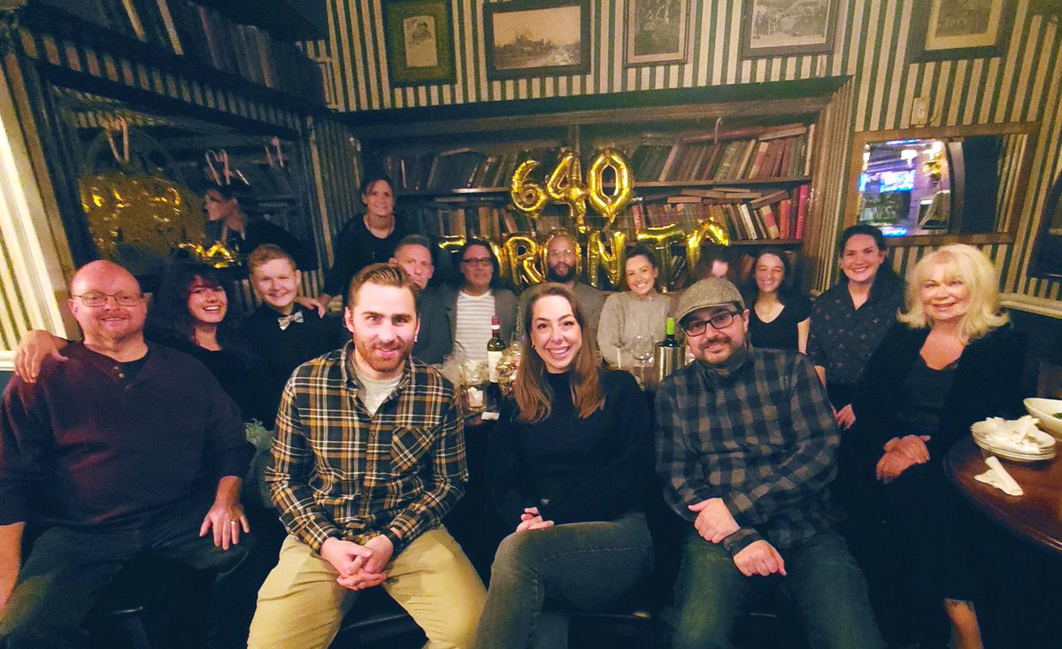 Holiday party with the 640 Toronto team. Warm wishes this season!