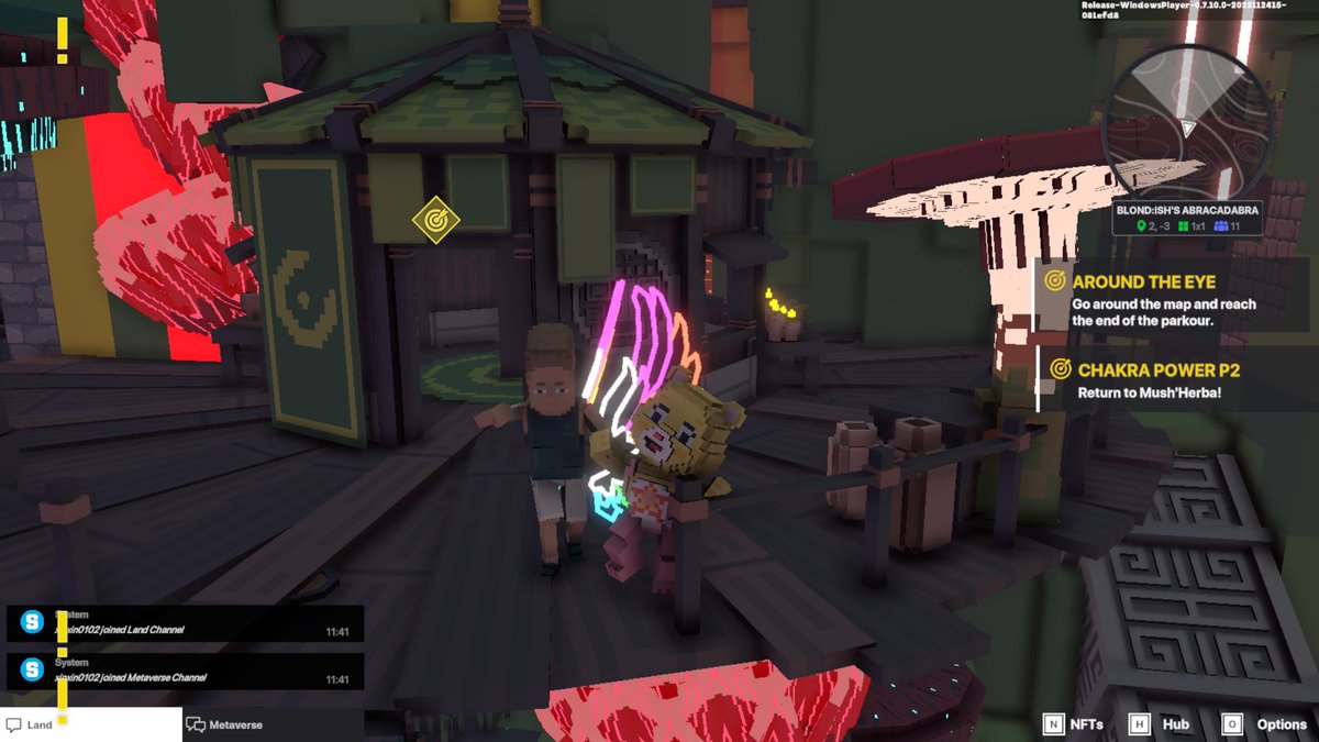 HanboboInTSB's tweet photo. @TheSandboxGame @blond_ish 🪄 ABRACADABRA! 🌈 I participated to the @blond_ish dj set! Check out my screenshot: 
nice map https://t.co/ngcMvgz28n