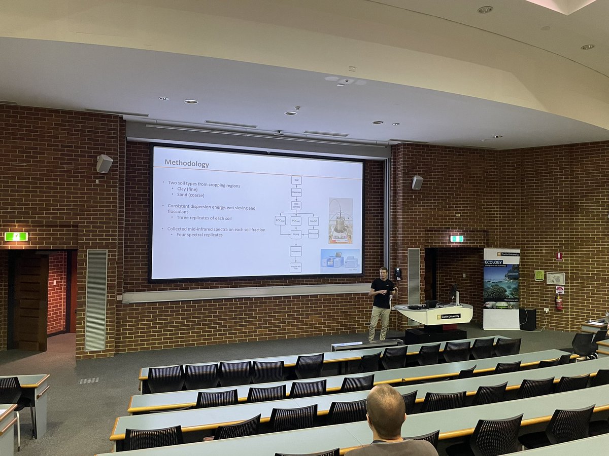willamzhope's tweet photo. @lewis__walden is talking the permanence of soil C with mid-infrared spectroscopy.#MLSsymposium https://t.co/K0AQAb9xJi