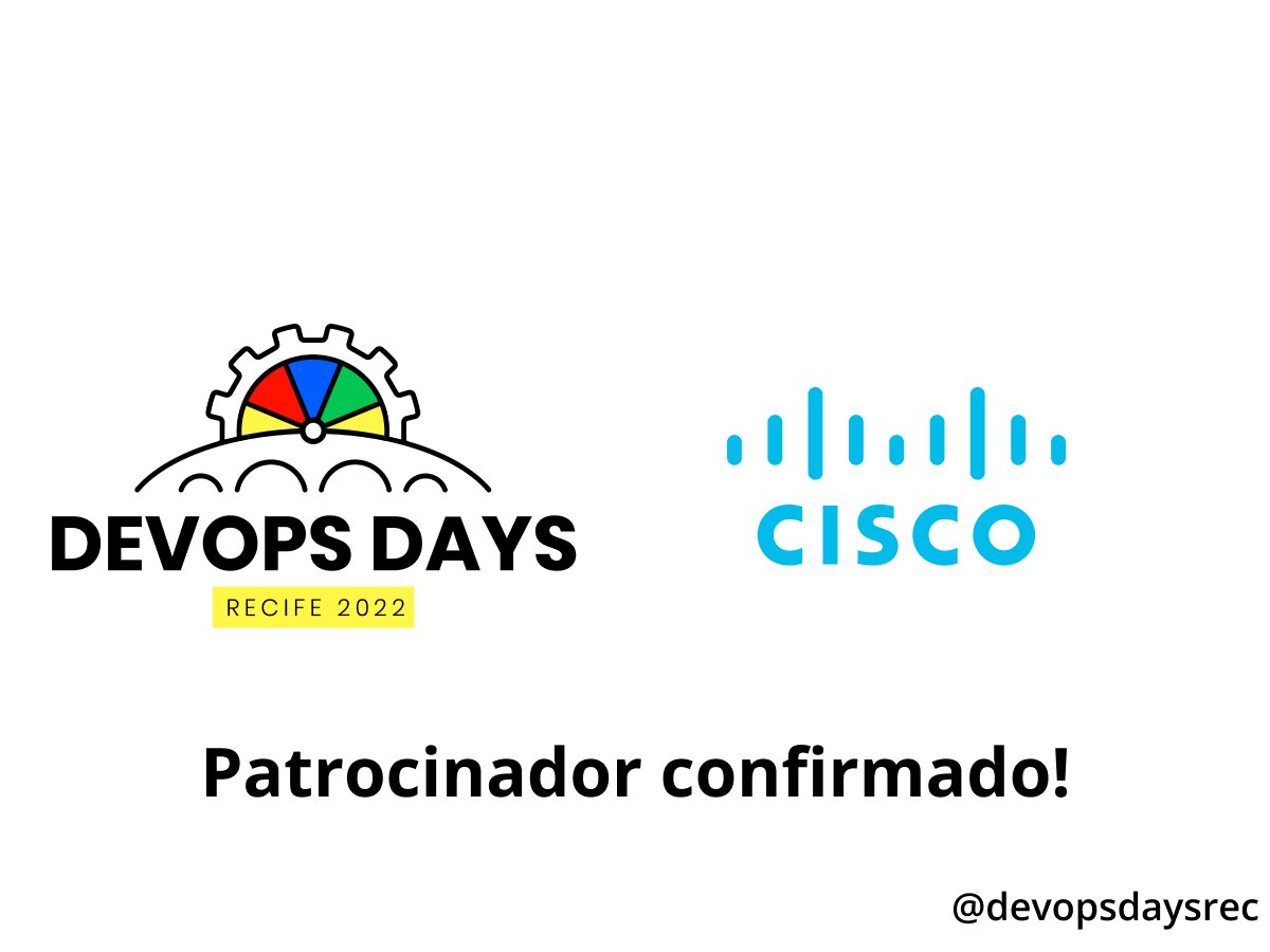 devopsdaysrec's tweet photo. Mais um patrocinador se juntou ao nosso evento! A Cisco!

A Cisco é uma das empresas mais lendárias de TI, com múltiplas soluções de redes continua inovando e trazendo soluções para atender os maiores desafios da área.

#devopsdaysrec #devopsdays #palestra #eventos #tecnologia https://t.co/IOl31a4TqW