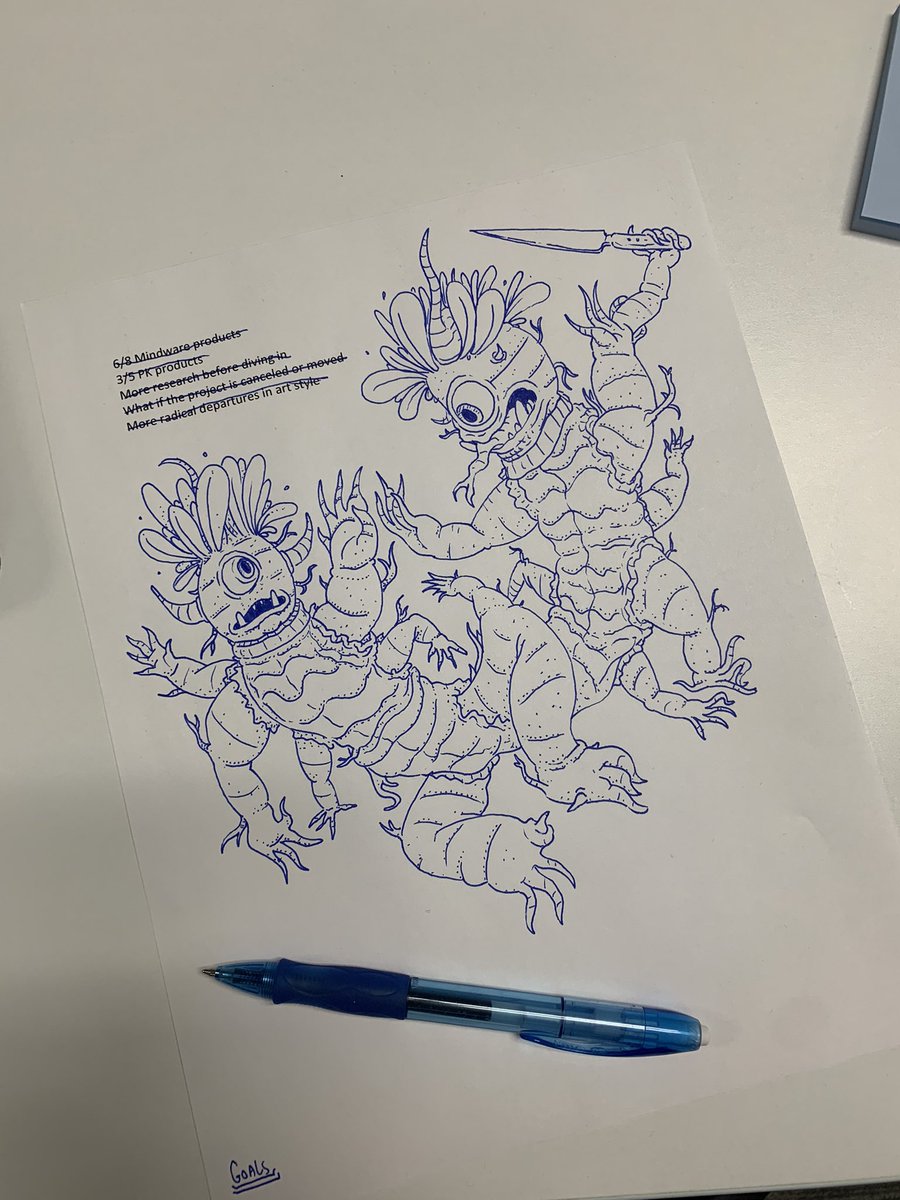 NickStraight's tweet image. Today’s drawings.