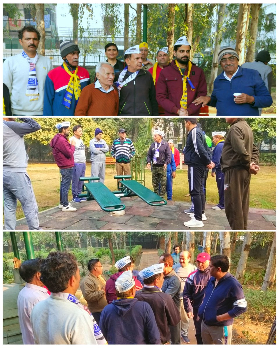 isunnykhera's tweet photo. आज सुबह पार्क में सुबह की सैर करते हुए जनसंपर्क किया जिसमें बड़े-बुजुर्गो व माता बहनों सबसे आशीर्वाद व समर्थन प्राप्त किया!
#MCDMeBhiKejriwal #MCDElection2022 #MCDMeBhiAAP #SunnyKhera #MlaRaghuvinderShokeen #Ward48 #iSunnyKhera #ShavetaSunnyKhera
@arvindkejriwal @aapdelhi https://t.co/wB2rxJXdBQ