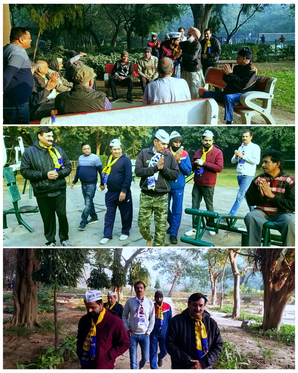 isunnykhera's tweet photo. आज सुबह पार्क में सुबह की सैर करते हुए जनसंपर्क किया जिसमें बड़े-बुजुर्गो व माता बहनों सबसे आशीर्वाद व समर्थन प्राप्त किया!
#MCDMeBhiKejriwal #MCDElection2022 #MCDMeBhiAAP #SunnyKhera #MlaRaghuvinderShokeen #Ward48 #iSunnyKhera #ShavetaSunnyKhera
@arvindkejriwal @aapdelhi https://t.co/wB2rxJXdBQ