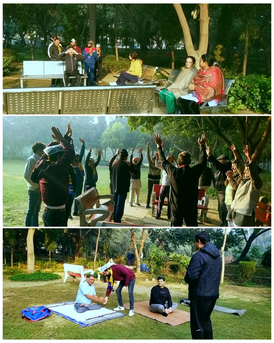 isunnykhera's tweet photo. आज सुबह पार्क में सुबह की सैर करते हुए जनसंपर्क किया जिसमें बड़े-बुजुर्गो व माता बहनों सबसे आशीर्वाद व समर्थन प्राप्त किया!
#MCDMeBhiKejriwal #MCDElection2022 #MCDMeBhiAAP #SunnyKhera #MlaRaghuvinderShokeen #Ward48 #iSunnyKhera #ShavetaSunnyKhera
@arvindkejriwal @aapdelhi https://t.co/wB2rxJXdBQ