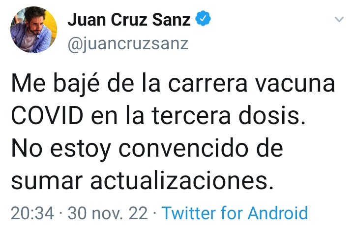 No seas peloduro, vacunate 😁