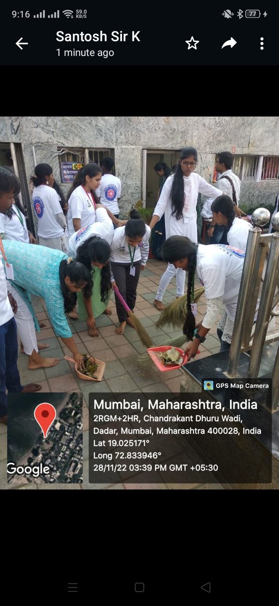 NSSJSSPKhardi's tweet photo. जीवनदीप महाविद्यालय खर्डी राष्ट्रीय सेवा योजना विभागाच्या स्वयंसेवकानी चैत्याभूमी येथे जाऊन चैत्याभूमीची स्वच्छता करून महामानव डॉ. बाबासाहेब आंबेडकर यांना अभिवादन केले.

#6डिसेंबर #महपरिनिर्वाणदिन #स्वच्छताअभियान
@Nss @Uni_Mumbai @_NSSAwards @aajtak @ABPNews @TV9Marathi https://t.co/9unSqNElpS
