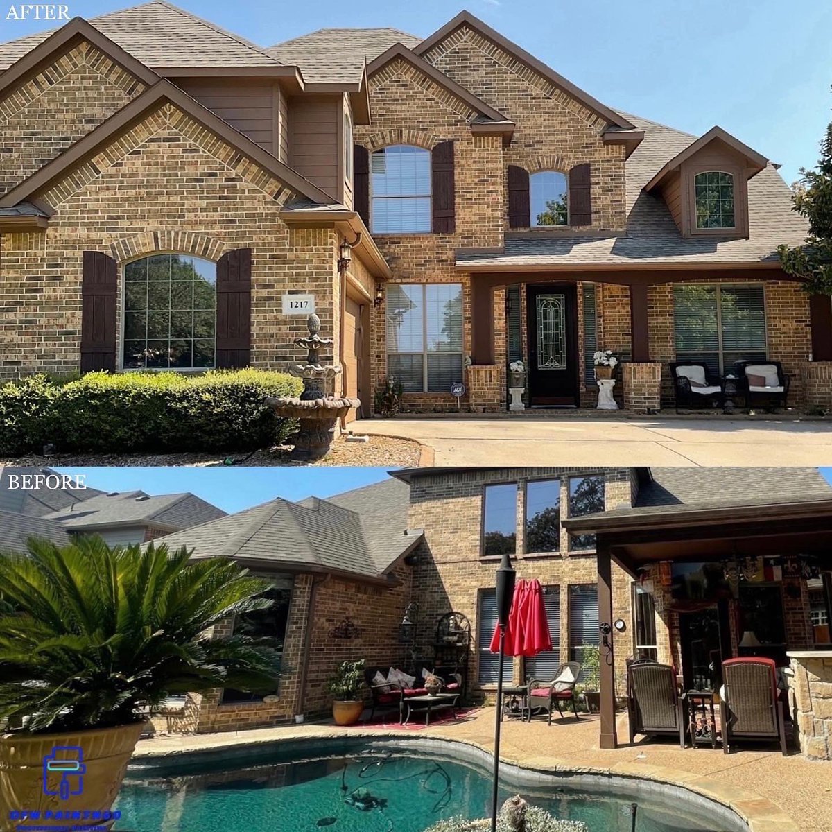 DFWPAINTNGO's tweet photo. Modern Exterior Painted &amp; Completed By Our Crew Out In Keller, TX.
Who’s Next?!🎨

Client’s Also Left Us Another Amazing Review. 
Made Our Day. #BestClients #NeighborsHappy #DFWPAINTNGO 
#DFW #Painting #ExteriorPainting #BookToday https://t.co/Wq7M3liHEQ