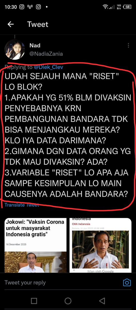 NadiaZania's tweet photo. @Diek_Clev BUKTIIN YG 51% PENYEBABNYA KARENA PEMBANGUNAN BANDARA YG TDK BISA MENJANGKAU MEREKA ATAU HAL LAIN??? 

DATANYA DIOLAH DULU YA BLOKK KALO UDAH PROVEN BARU DATANYA DISAJIKAN

MAMAM TUH ASUMSI LO
NGOAHAHAHA... DATA MENTAH LO PAKE EMANG DASAR GUOBLOK PEKOK...KOK...KOK...KOK... https://t.co/lcItZBMBj9