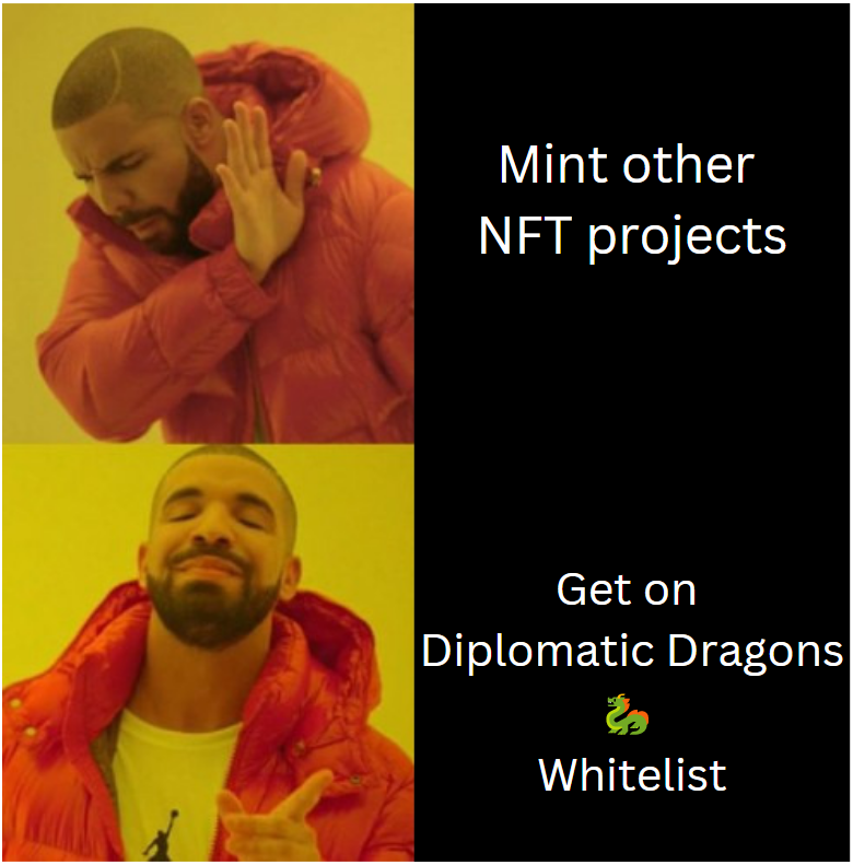 Could not get on the #diplomaticdragons #whitelist?🐲

🥳There will be a fun contest coming over the weekend 🎉

Join discord to participate &amp; win #Freemint #nftwhitelist spot🏆

discord.gg/57FRyWPjr8

#DPDG
#NFTFam #NFTCommunity #NFTWorlds 
#NFT #nfts #NFTlover #NFTProjects