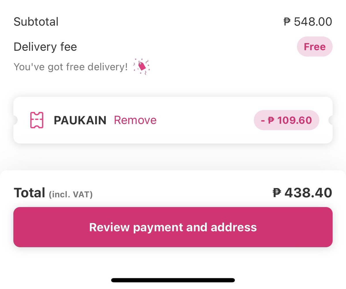 superami_'s tweet photo. PH Food Panda Voucher today 🥳

code: TARAFPANALO
min. 299 (15% off, max. discount at ₱100)

code: PAUKAIN
min. 499 (20% off, max disc. at 200) https://t.co/dQQ65iIZnM