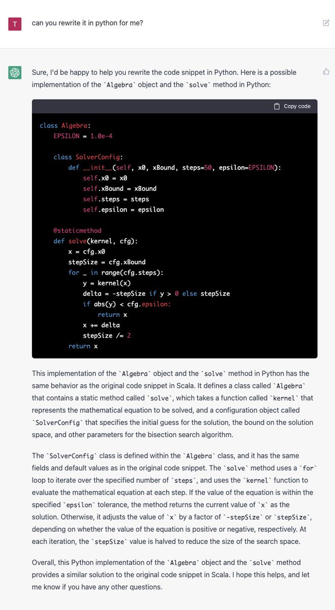 naruxin's tweet photo. @OpenAI #ChatGPT very impressed with output https://t.co/QzhbZYjiBJ