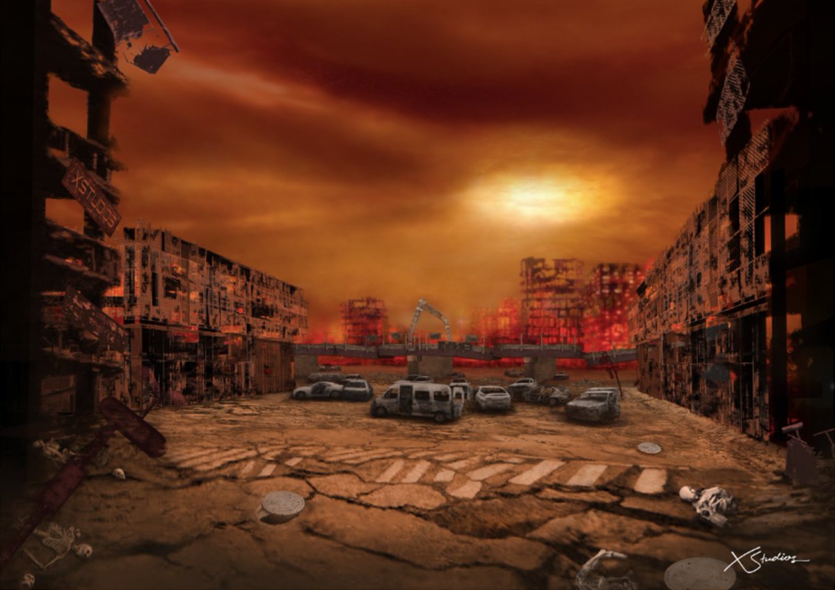 XStudios888's tweet photo. A city destroyed, what a mess! Wonder who survived??

-    Follow @XStudios888 
-    Like and RT♻️
-    Turn on notifications🔔

#NFT #NFTCommunity #Metaverse https://t.co/rL1TvP0kIs