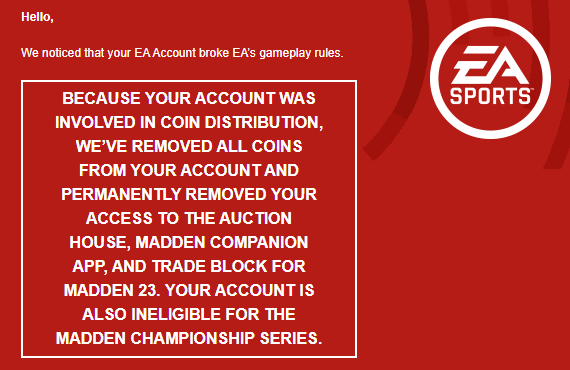 StoneyT05's tweet photo. I went to log into Madden to finish my dailies for today and have no access to my 5,200,000+ coins or the auction block / trade block. I refuse to spend money on this game every year and have never sold coins. For goodness sakes I stream the game 4x a week. @EAMaddenNFL @EAHelp https://t.co/DEAhNQjlJ6