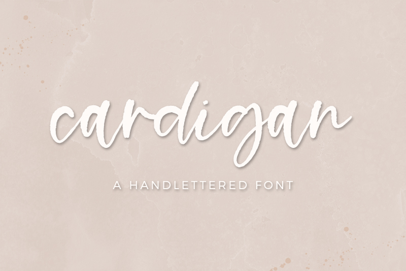 Cardigan Script is best for:
- logos + branding
- print design, like greeting cards
- header elements that need handwritten touch
- quote graphics for social media
Cardigan Script includes:
- full upper + lowercase characters
- numbers +

beckmccormick.com/product/cardig…