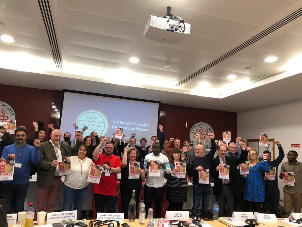 Thanks to Sue Longley General Secretary IUF and the <a href="/IUFglobal/">IUF</a> <a href="/iufap/">IUF Asia/Pacific</a> Food Processing Division for sending solidarity to striking Pampas workers!

International solidarity 💪