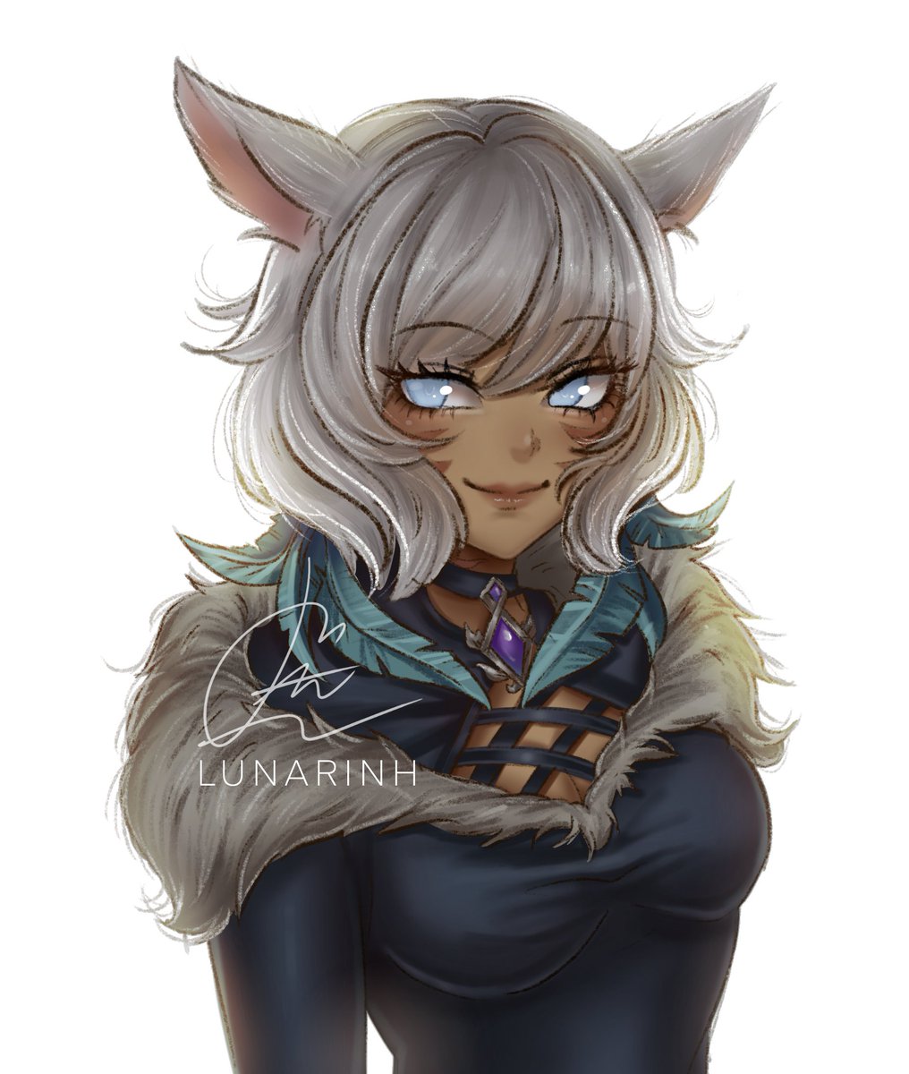 lunarinh's tweet photo. I'm testing out procreate, so here's a Y'shtola drawing 🥺
#ffxiv #ffxivart #Yshtola https://t.co/BsezsTwV2C