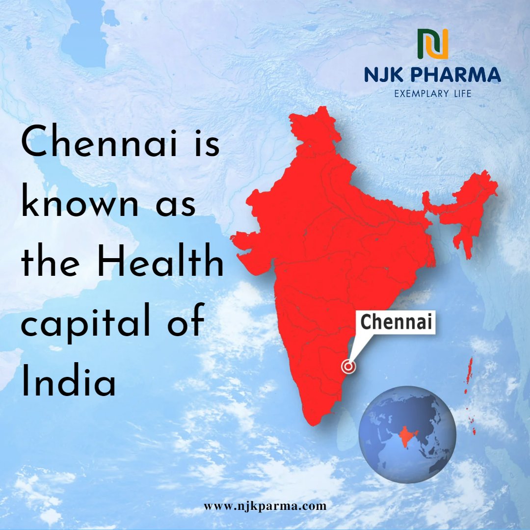 njkpharma's tweet photo. Chennai is the Health capital of India
Chennai is advanced when it comes to modern-day medical facilities, People from all over India visit this city for various types of treatment.
#njkpharma #healthcapital #chennai #nammachennai #madras #medicinal #healthcare #tourism #hospital https://t.co/Mbt5uZBG1R