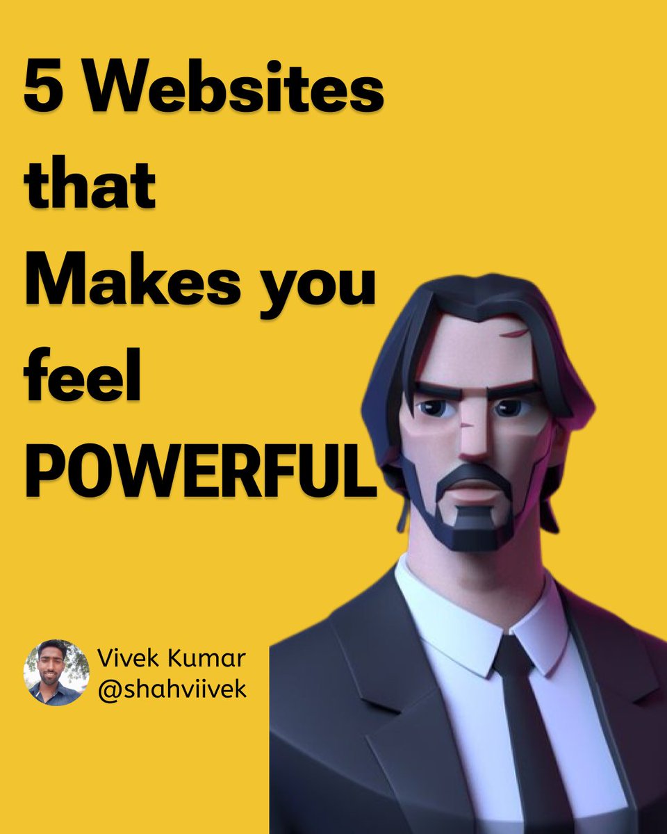 shahviivek's tweet image. 5 Websites That Makes you Feel POWERFUL

#Developer #computerprogramming #codign #100daysofcode #programmer #softwareengineer #softwaredeveloper #coder #webdev #tech #learntocode #codingbootcamp #java #javascript #programmingmemes #programmingisfun #coderlife #codingmemes