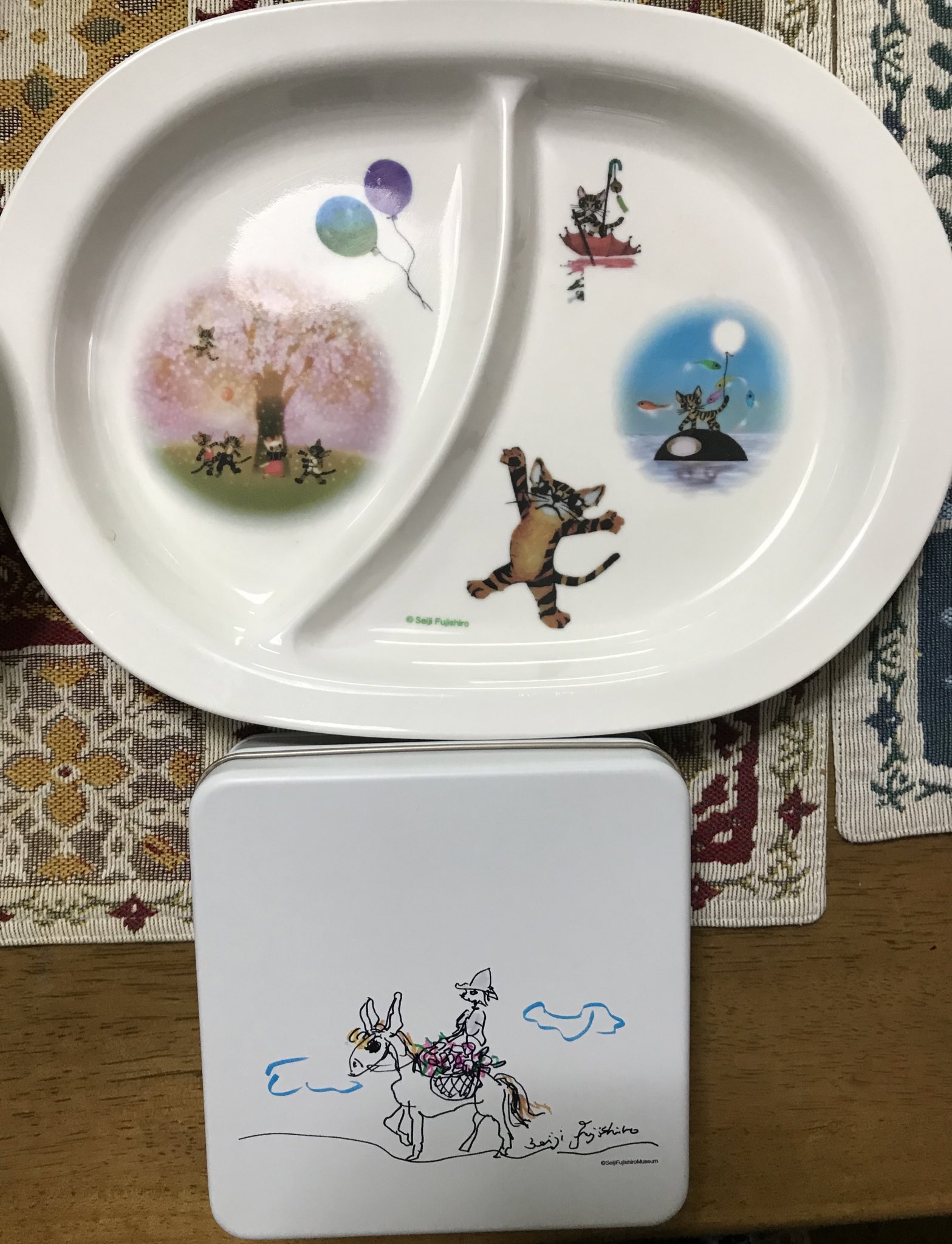 藤城清治 レフグラフ 『銀座と平和の鳥』