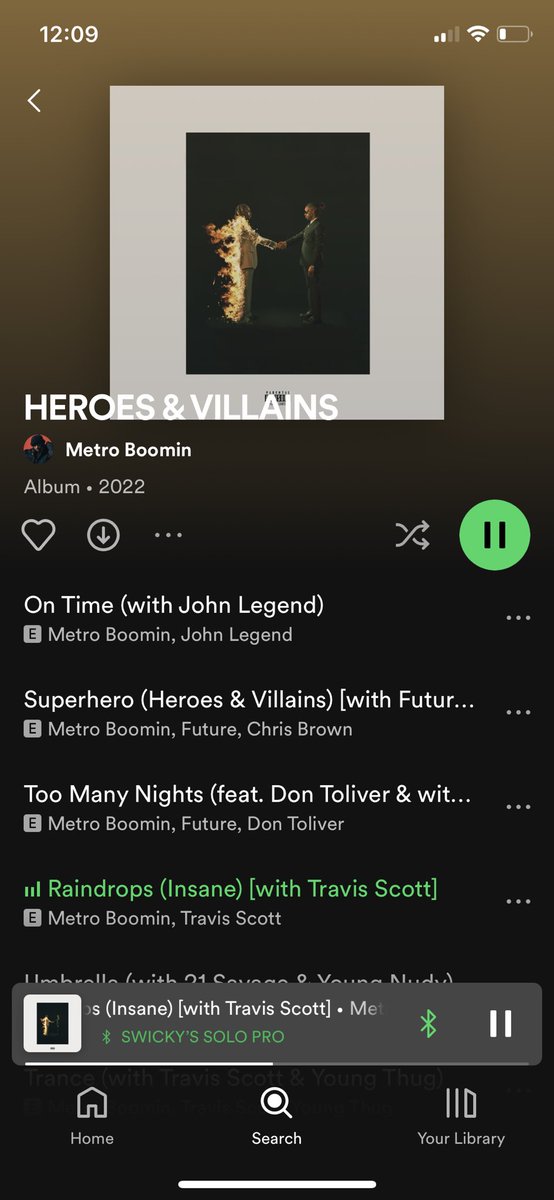 ColeSwick's tweet photo. This album 🔥 #metroboomin https://t.co/ioZ2g5VDW9