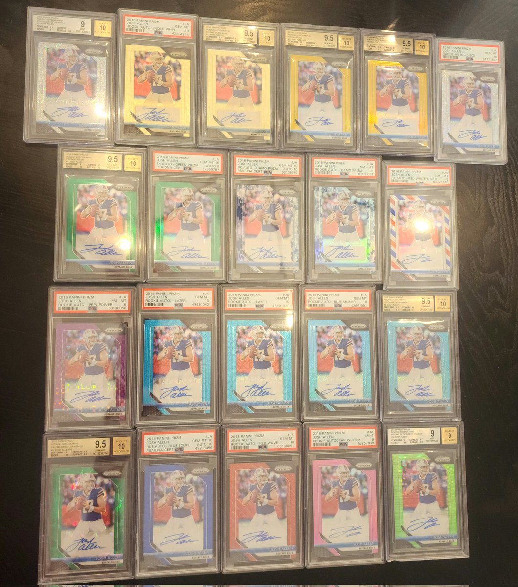 MVP MVP MVP..  the things this man does with a football are insane!  #joshallen #mvp17 #prizmauto #paninifootball #joshallenrookies #whitesparkle1/1 #billsmafia #joshallenmvp