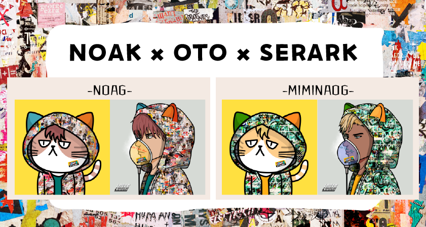 ✨ゲリラ出品のお知らせ✨
NOAKさんとオトさんの素敵な柄を使わせていただきました🎵
CTHとLOSERでゲリラリストしました✨
ぜひ見に来ていただけたら嬉しいです😊
※リンク先はリプ欄に記載

#NOAG <a href="/NOAK_NF/">Sou Noaki / 野秋 創</a> <a href="/otograf_jp/">OTO 👀</a>