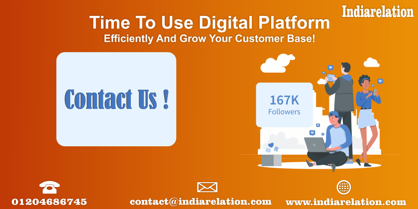 Time To Use Digital Platform Efficiently And Grow Your Customer Base ! 

Contact Now

#advertisement #advertising #marketing #digitalmarketing #branding #business #advertisingagency #socialmediamarketing #promotion #advertisements #brand #digital #marketingstrategy #indiarelation