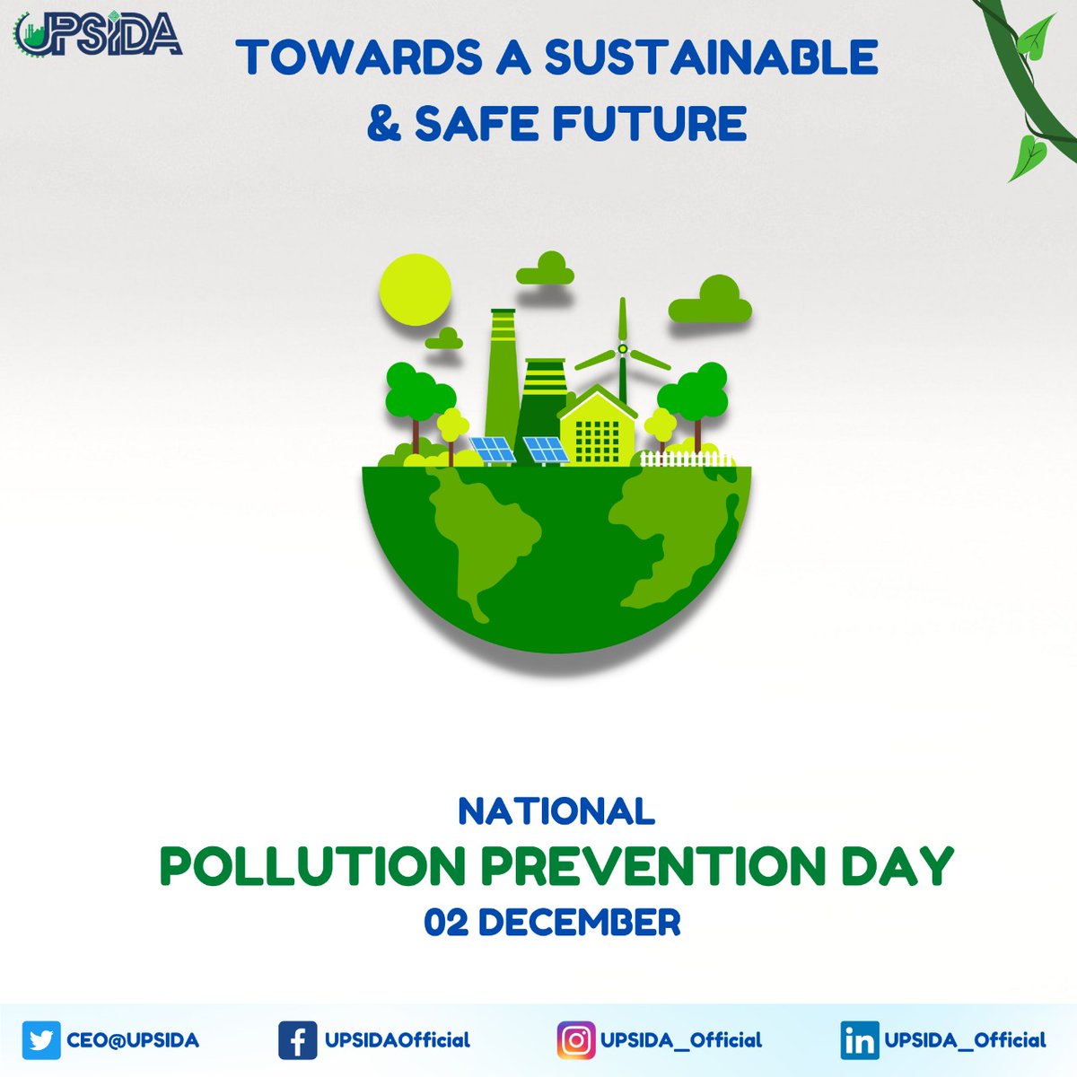 For the Growth of the Country and Environment

National Pollution Prevention Day
2nd December 2022

#pollutionprevention #goclean #Development