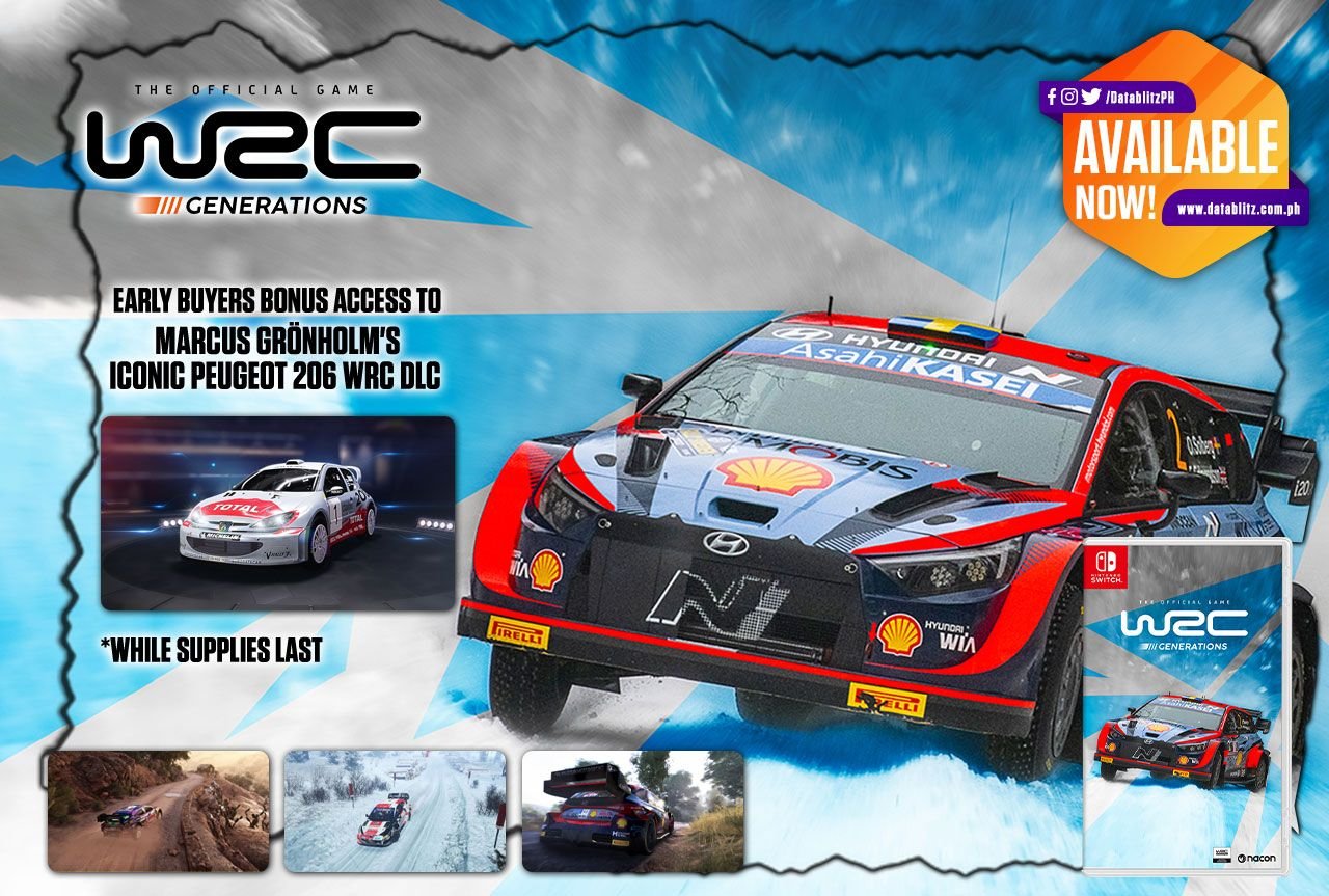 DataBlitz on Twitter: "FEEL THE THRILL BEHIND THE WHEEL! WRC 