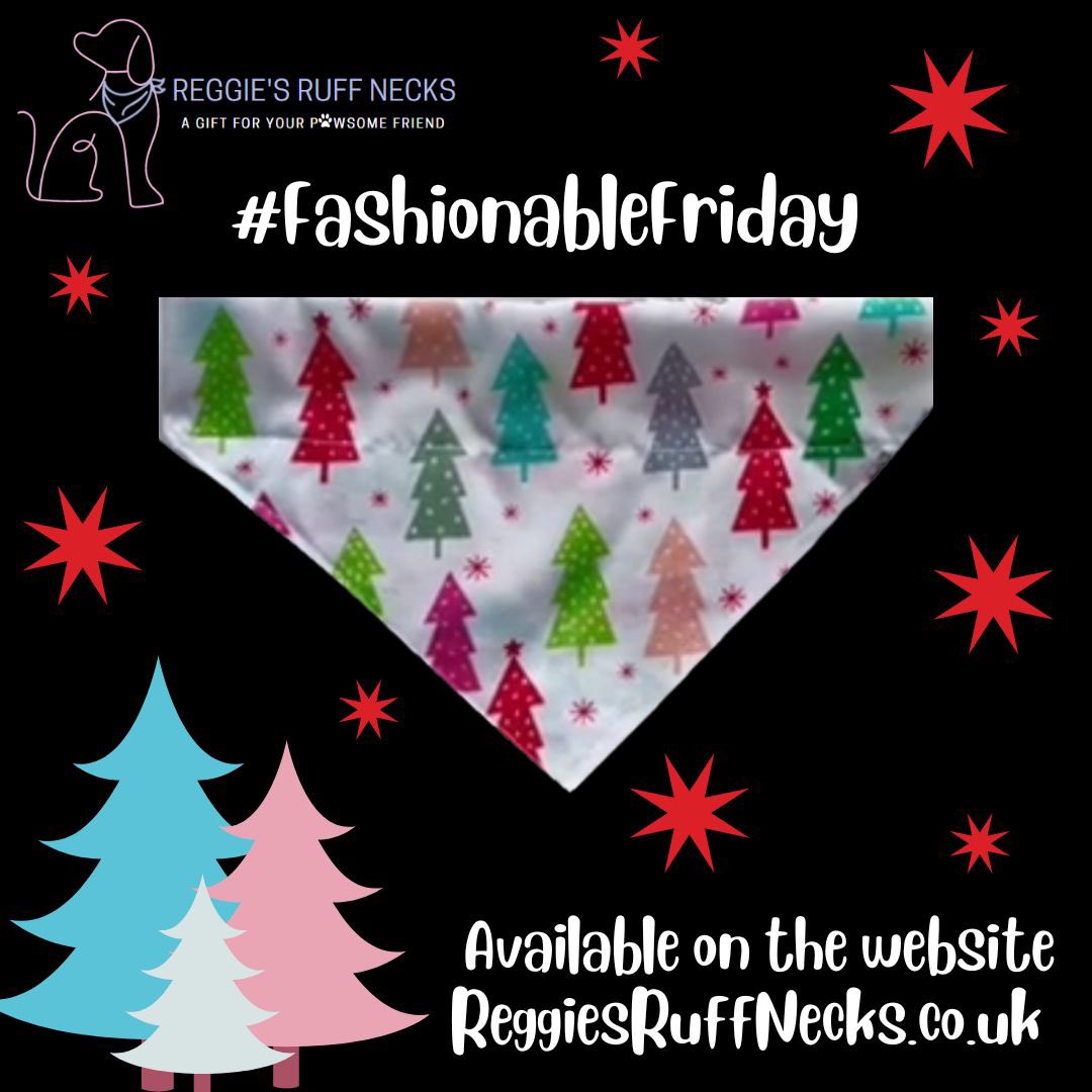 RegRuffNecks's tweet image. Christmas tree ohhh Christmas tree 🎄 

Check out this and many more designs at  reggiesruffnecks.co.uk 

#PawsomePals #LookForThePaw #DogBandana #BandanaPet #DogFashion #DogOfTheDay #ReggiesRuffNecks #Dog #DogLovers #DogLife #RuffNeck #FashionableFriday