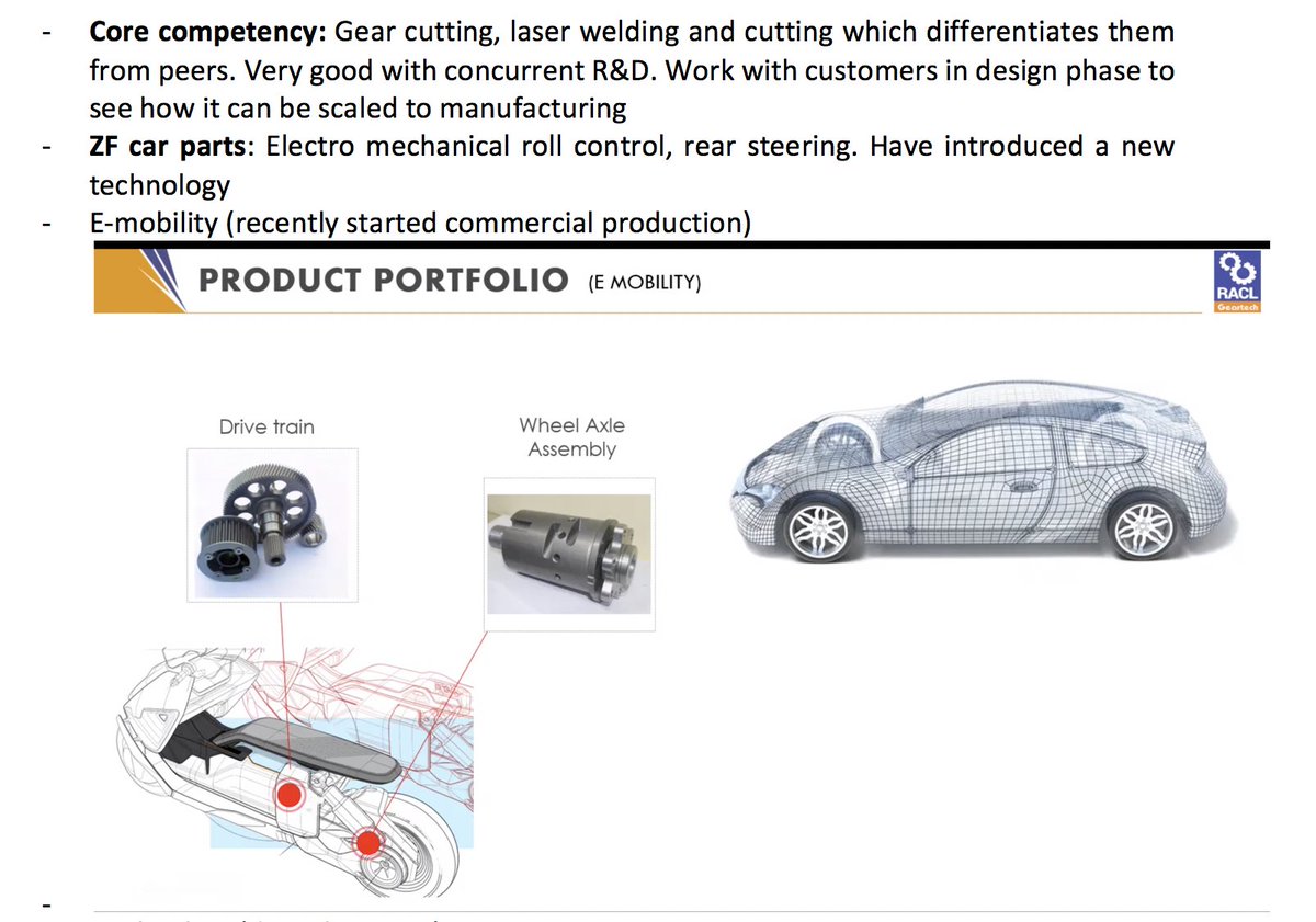 RACL Geartech has been doing exceptionally well in this auto downturn