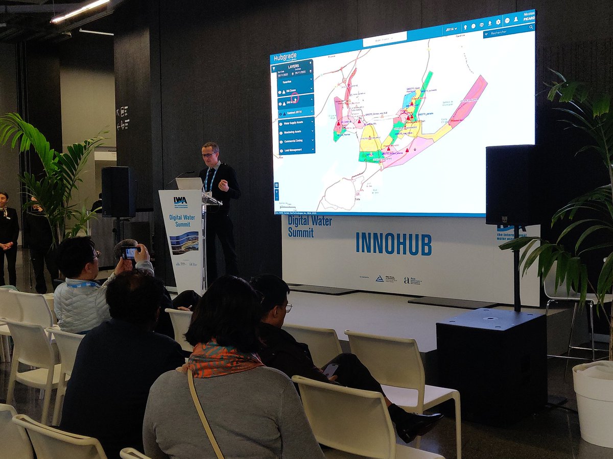 #DigitalWaterSummit: We saw interesting and innovative platforms and services in today's first Innohub session! Thanks to Nicolas Picard (<a href="/Veolia/">Veolia</a>), Maciej Pawelec (Ecol-Unicon) &amp; Thomas &amp; Philip Bennett (<a href="/UDliveLtd/">UDlive</a>)!