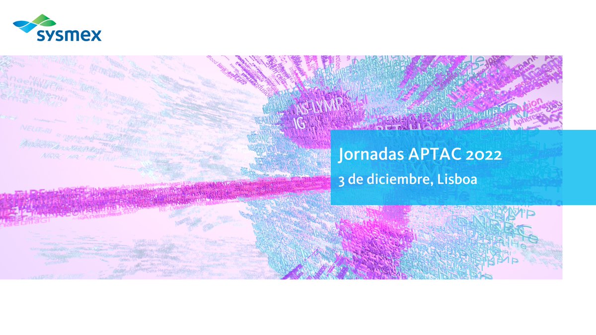 Sysmex_Es's tweet photo. Mañana estaremos presentes con un stand propio en las Jornadas #APTAC, donde se desarrollarán un conjunto de sesiones plenarias en las que se abordarán los temas más presentes en la actividad asistencial de los Técnicos en Análisis Clínicos y Salud Pública entorno a la innovación https://t.co/mJmiGKikj3