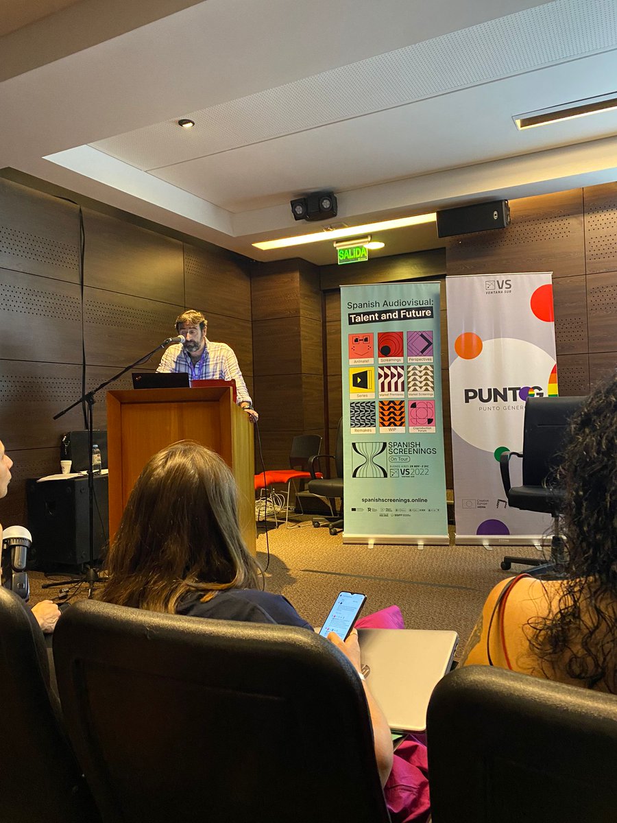 En Pitching Sessions 'Punto Género' de <a href="/VentanaSur/">Ventana Sur</a> se han presentado 3 proyectos que se rodarán en #Madrid: Mapá, de Afico Gnecco, Yo no moriré de amor, de <a href="/MMatutgar/">Marta Matute</a> y La Española de Susan Béjar.👏👏👏