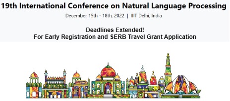 ICON 2022 (@icon_2022_iiitd) on Twitter photo 📢 Deadlines Extended 🗓️🔥 <a href="/ICON_2022_IIITD/">ICON 2022</a> !
New Early Registration Deadline: Dec 4, 2022
New SEERB Travel Grant Application Deadline: Dec 4th, 2022 📢 Deadlines Extended 🗓️🔥 <a href="/ICON_2022_IIITD/">ICON 2022</a> !
New Early Registration Deadline: Dec 4, 2022
New SEERB Travel Grant Application Deadline: Dec 4th, 2022