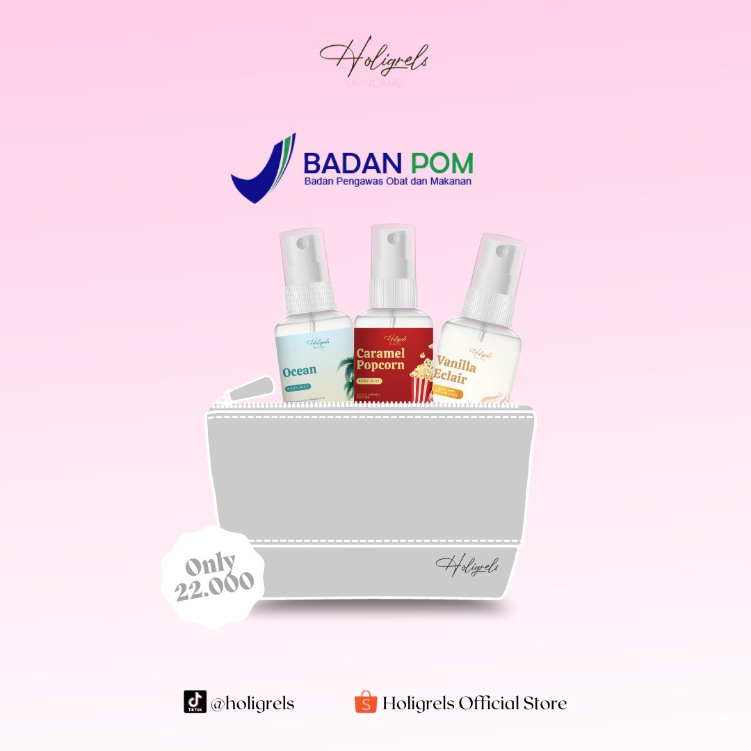 holigrelsofc's tweet photo. Hai holligans, yuk lengkapin koleksi bodymist viral tiktok yang sudah terjual ratusan ribu product yang harganya cuman 22 ribu aja dan pastinya udah BPOM Approve 😍😍😍😍

Ayo buruan order melalui :
Shopee : Holigrels Official Store
Tiktokshop : Holigrels Skincare

#bodymist https://t.co/Ibd9K5uC5u