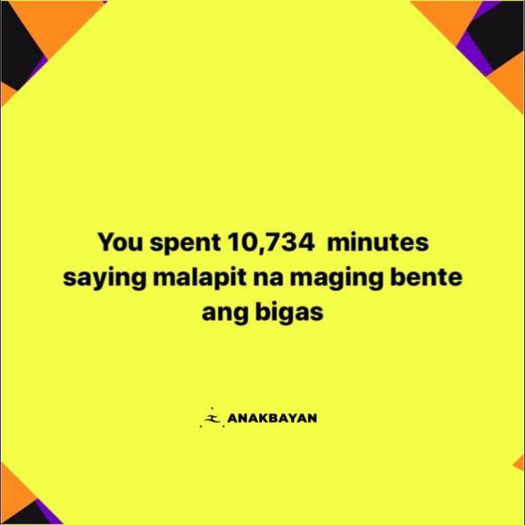 anakbayan_ph's tweet photo. Uy, Marcos Jr. nandito na ang 2022 Wrapped mo! 🥳 Find out how you worsen the situation of the Filipino people throughout the year! 🤩

Ang 2022 wrapped na kailangan ni Marcos Jr. ay mag-wrap ng gamit palabas ng malacañang! https://t.co/jpTKggUJti