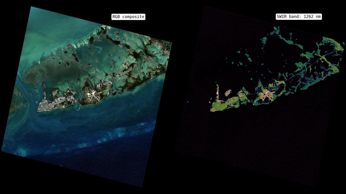 La composizione mostra l'isola di Key West in Florida acquisita da <a href="/SatellitePrisma/">PRISMA Satellite</a> nel dicembre 2020

🔗asi.it/2022/12/le-iso…