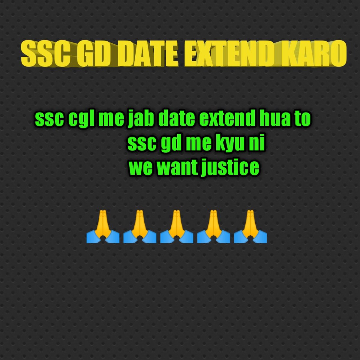 HoneyYa63458729's tweet photo. #ssc_gd_date_extend
Ssc gd date extend please🙏 https://t.co/TuluqGOtZs