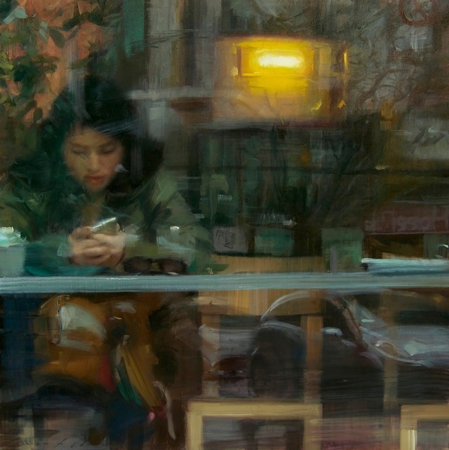 Reflections - Simon Pasini

Italian, b.1976-

oil on canvas