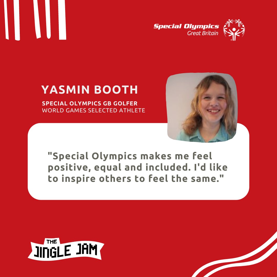 𝑱𝒊𝒏𝒈𝒍𝒆 𝑱𝒂𝒎 𝑫𝒂𝒚 2

More than £1million raised already! As one of the charities, your donations will go towards helping our amazing athletes, like Yasmin, compete on the world stage at @SOWG_Berlin2023. Keep donating and #gamingforgood. #InclusionInAction #JingleJam2022