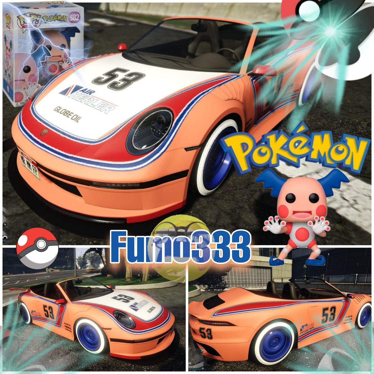 ManuelFumo333's tweet image. 🍌🍌🍌Live Drop🍌🍌🍌

🚘: Comet S2 Cabrio
🍌🍌🍌 PoP Pokémon 🍌🍌🍌

Creator: Fumo333
@BananaTeamGta

Tomorrow at 5:30pm (ita)
Just join the link🍌 twitch.tv/Fumo333?sr=a 🍌 leave a follow♥️♥️♥️ join the live drop and take your car!!!
ID in live chat!!!
Bananaaa🍌🍌🍌