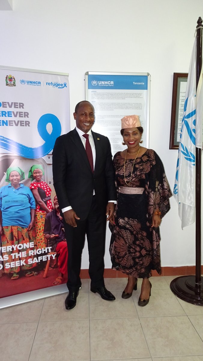 UNHCRTanzania's tweet photo. Great meeting today btw, @MParums &amp; @Amb_IsaacNjenga of Kenya to Tanzania. Insightful discussions around #refugee response &amp; displacement in the region.

The High Commissioner 🇰🇪 thanked #UNHCR for standing with refugees &amp; finding sustainable durable solutions https://t.co/FCGmF8EHNs