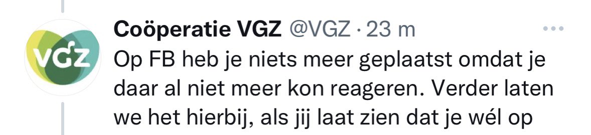 Een 4luik van de reacties (leugens)van tjeerd, een mederwerker <a href="/vgz/">Coöperatie VGZ</a> op mijn 
zogenaamd onfatsoenlijke reactie (zie mijn vorige tweet) en het daarop volgde blokkade. Oordeel zelf 😂