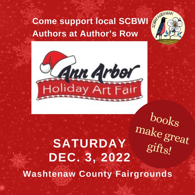 Getting ready for the Ann Arbor Holiday Art fair...I'll be with the SCBWI corner with fellow authors! Stop by if you're in AA.