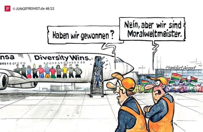 Liebe 'Guten', so viel zu Eurer Behauptung. #DiversityWins. 😀