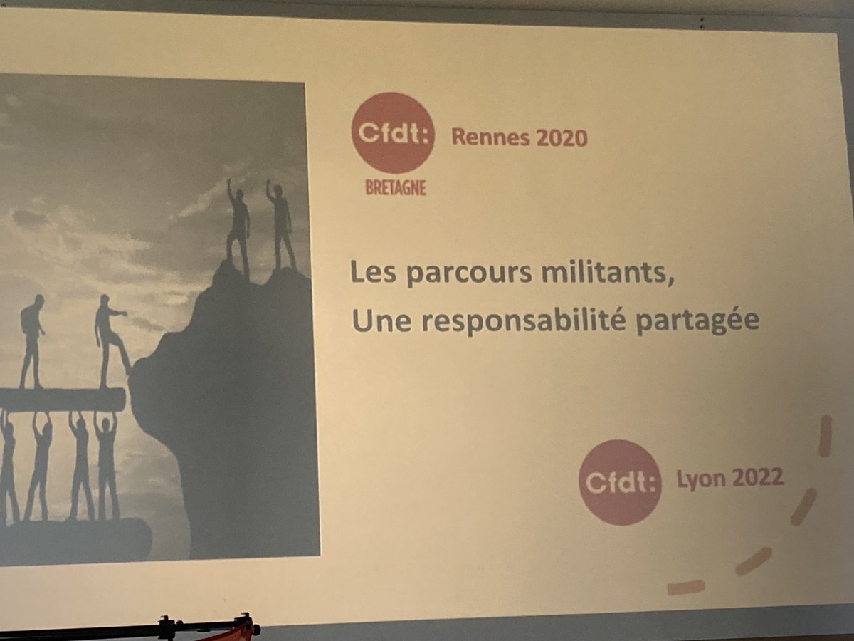⁦<a href="/VLefaucheurBzh/">Veronique Le Faucheur</a>⁩ présente devant les syndicats ⁦<a href="/CfdtBretagne/">CFDT Bretagne</a>⁩ l’accompagnement des militants pour acquérir et valoriser professionnellement les #compétences développées au cours d’un engagement syndical en entreprise ou administration, avec ⁦<a href="/catalysconseil/">CATALYS Conseil</a>⁩